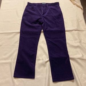 EUC RALPH LAUREN Purple Corduroy Jeans 12